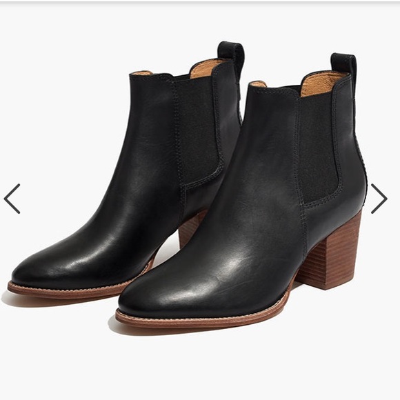 Madewell Shoes - NWT Madewell Regan heeled ankle Boot - black 7.5